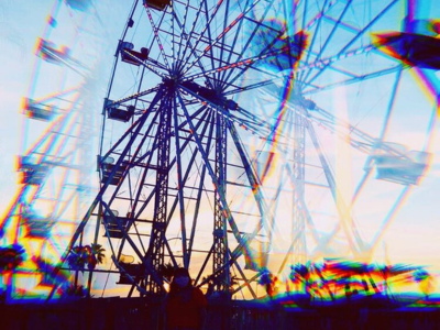 Image of ferris wheel at gravity park on south padre island